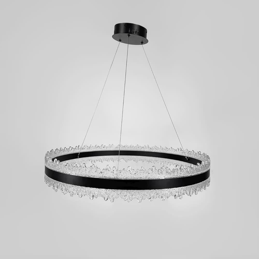 Люстра подвесная с кольцом Ø 60 см Черный (MJ304-600 BK)