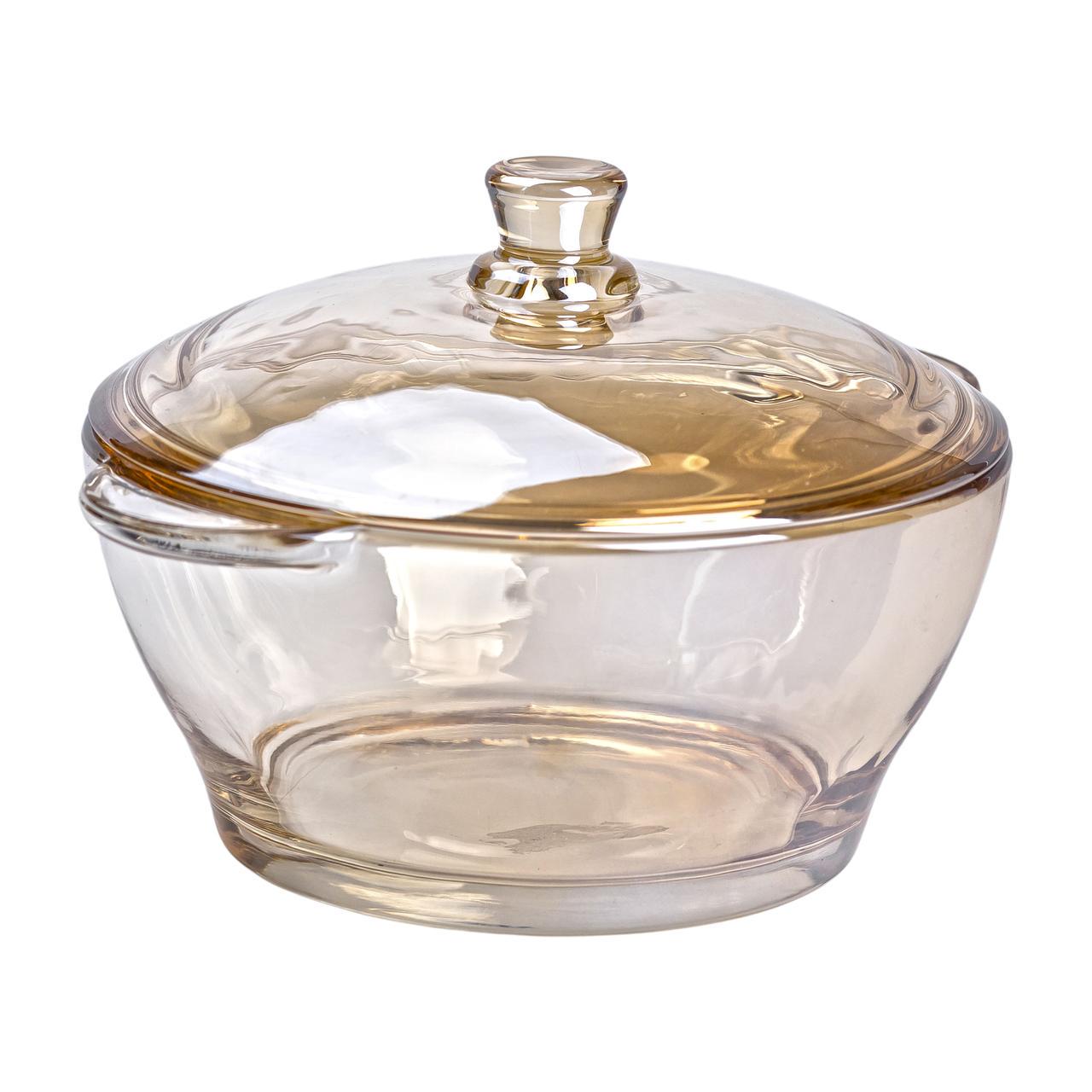 Супница с крышкой стеклянная для горячих блюд 15,5 см 1 л (5951) - фото 4 Супница с крышкой стеклянная для горячих блюд 15,5 см 1 л (5951) - фото 4