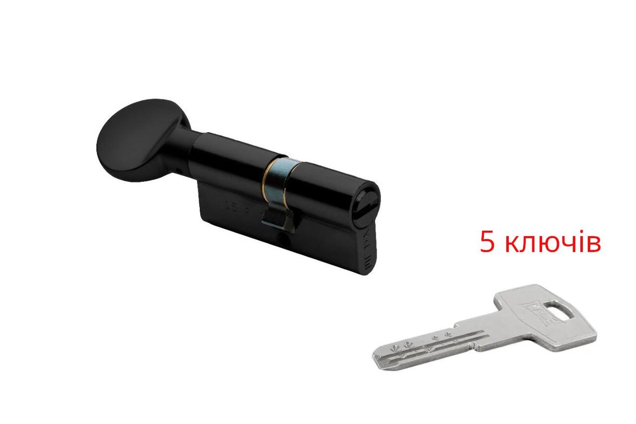 Серцевина Kale Kilit 164 BM/70 30/10/30 мм з баранчиком Чорний матовий (560200255) - фото 2 Серцевина Kale Kilit 164 BM/70 30/10/30 мм з баранчиком Чорний матовий (560200255) - фото 2