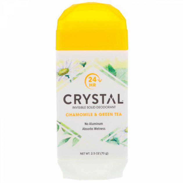 Твердий дезодорант Crystal Body Deodorant Ромашка та зелений чай 70 г (CBD-55375)