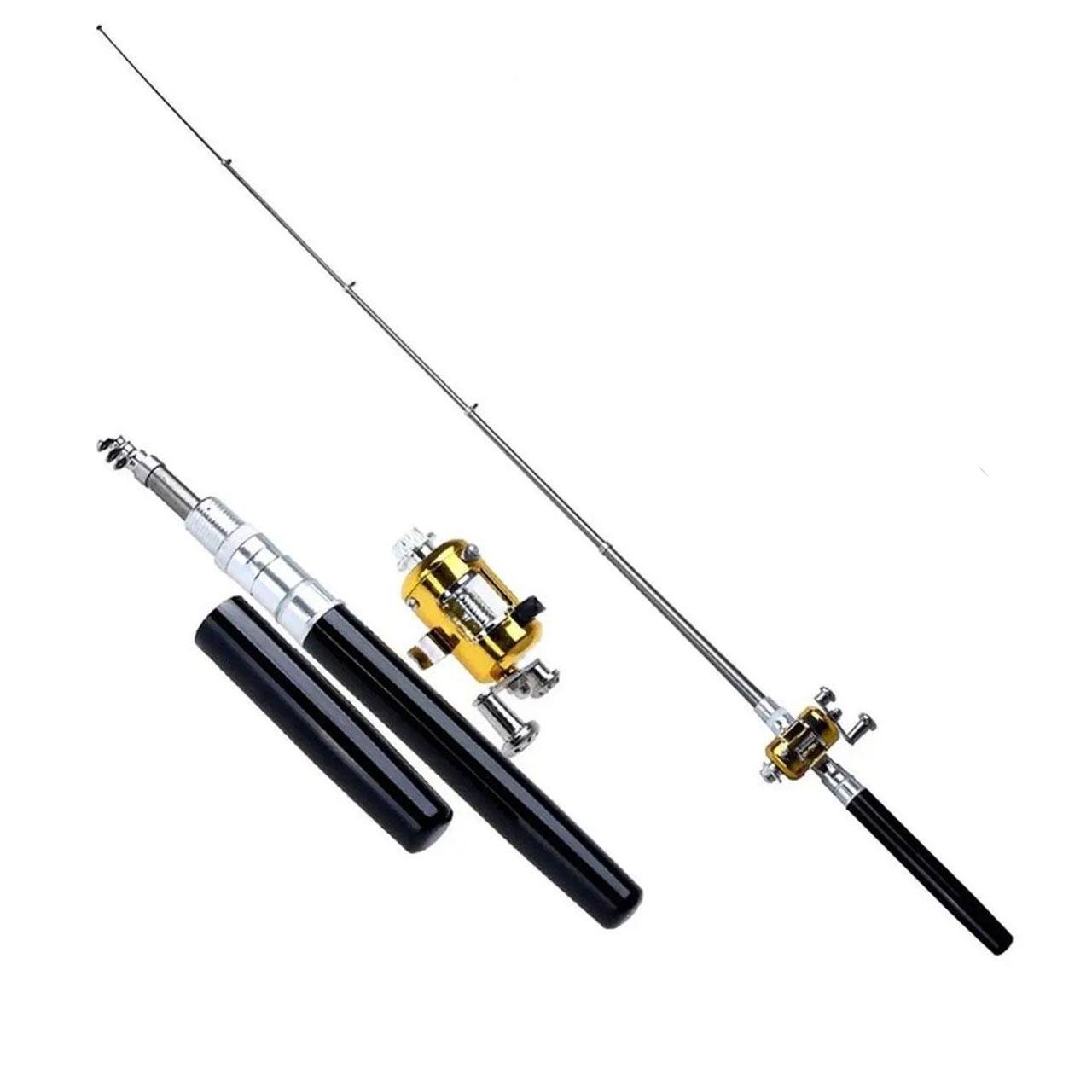 Вудка складана Fishing Rod In Pen Case 97 см Black