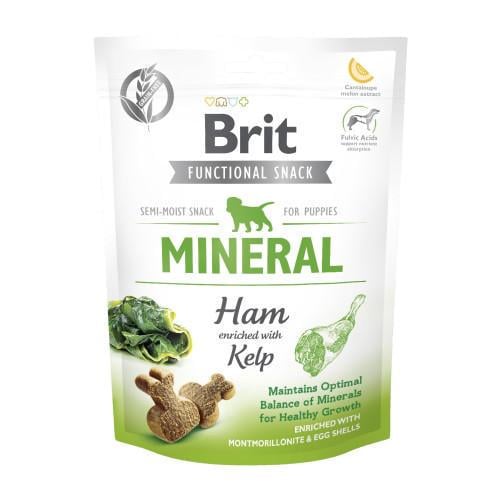 Лакомство для щенков Brit Care Functional Snack Mineral Ham с ветчиной 150 г