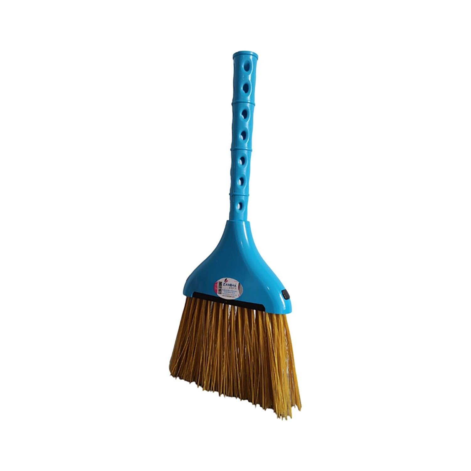 Веник пластиковый Zambak 43x24 см Голубой