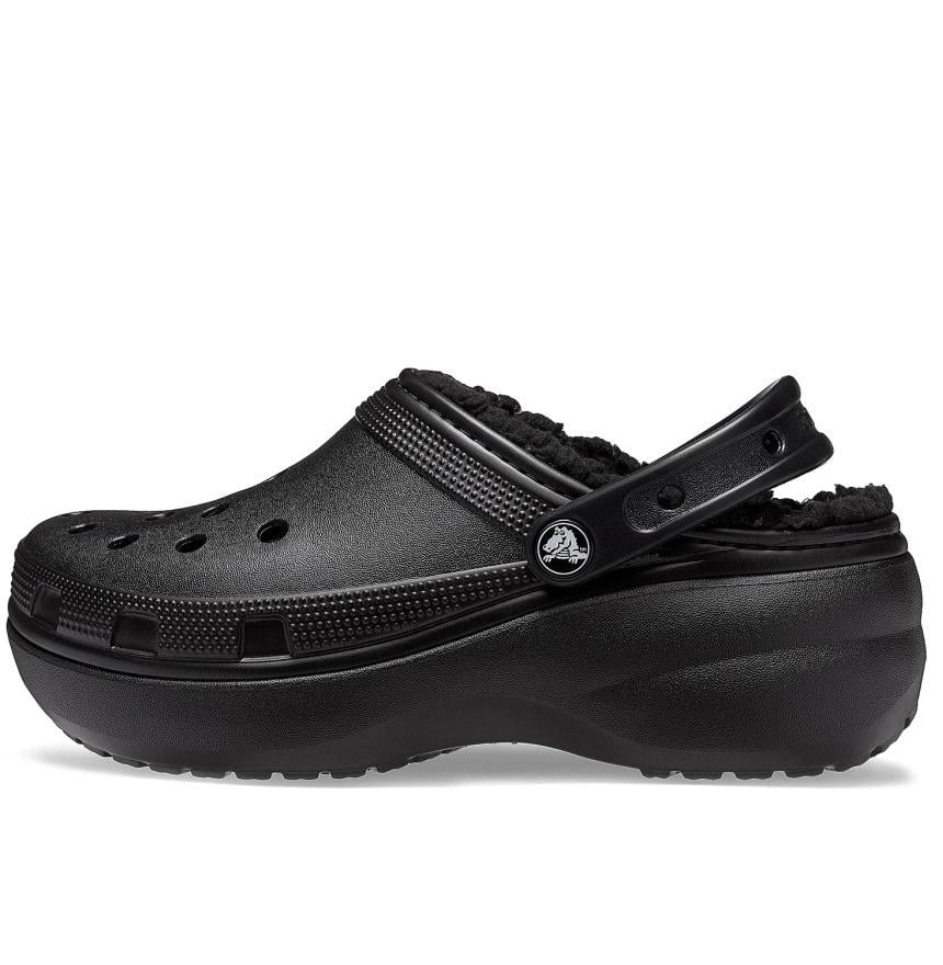 Сабо Crocs Classic Platform Lined Clog M7 р. 39/25,5 см Black (20566532) - фото 2