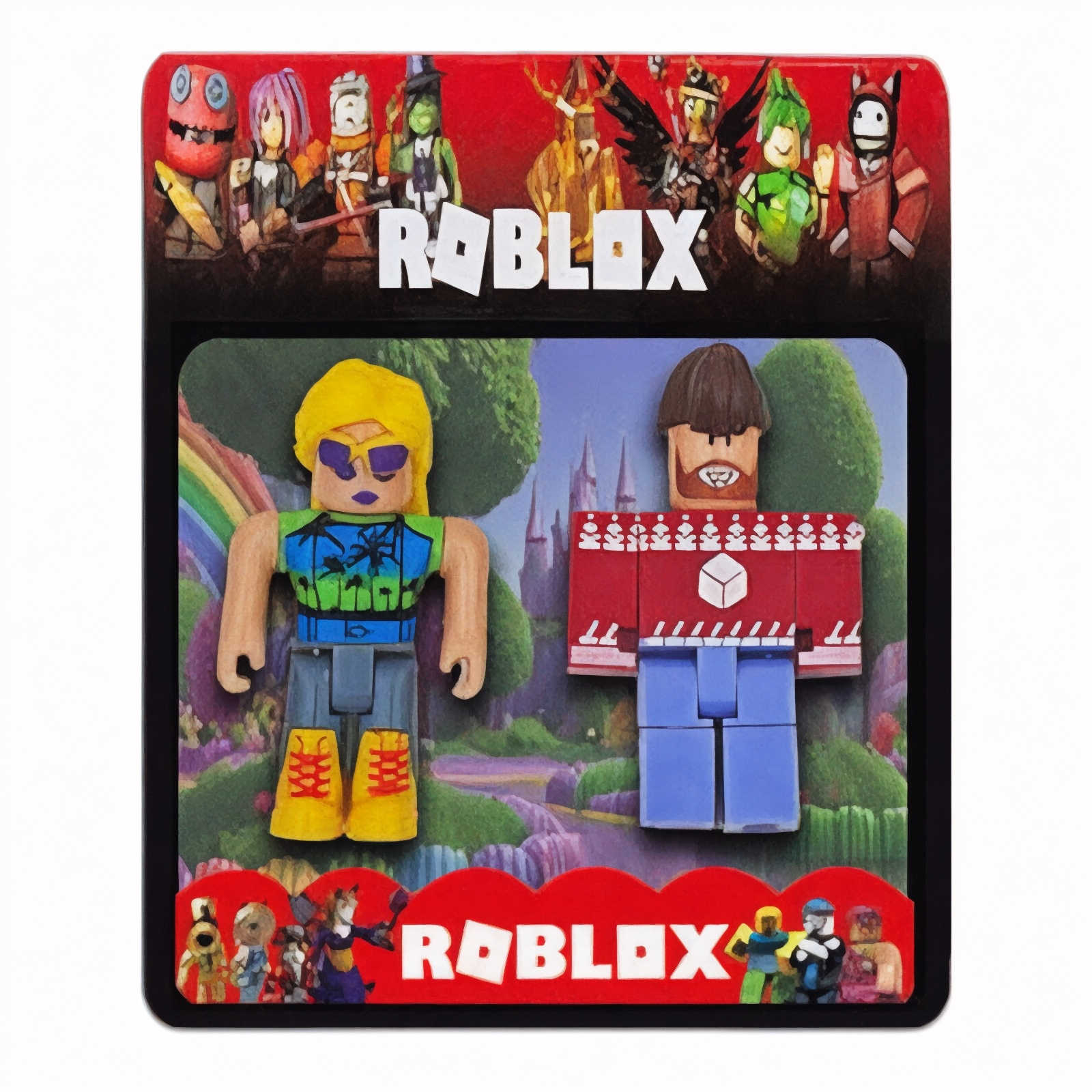 Дитячий ігровий набір фігуркок Герої A 24321 Roblox Game Packs 2 шт. 7 см (113646)