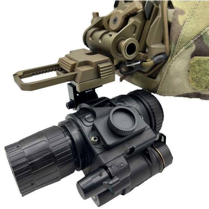 Крепление J-Arm для закрепления ПНБ NVM MUM WOLF 14 на рог Wilcox (1977425990) - фото 2