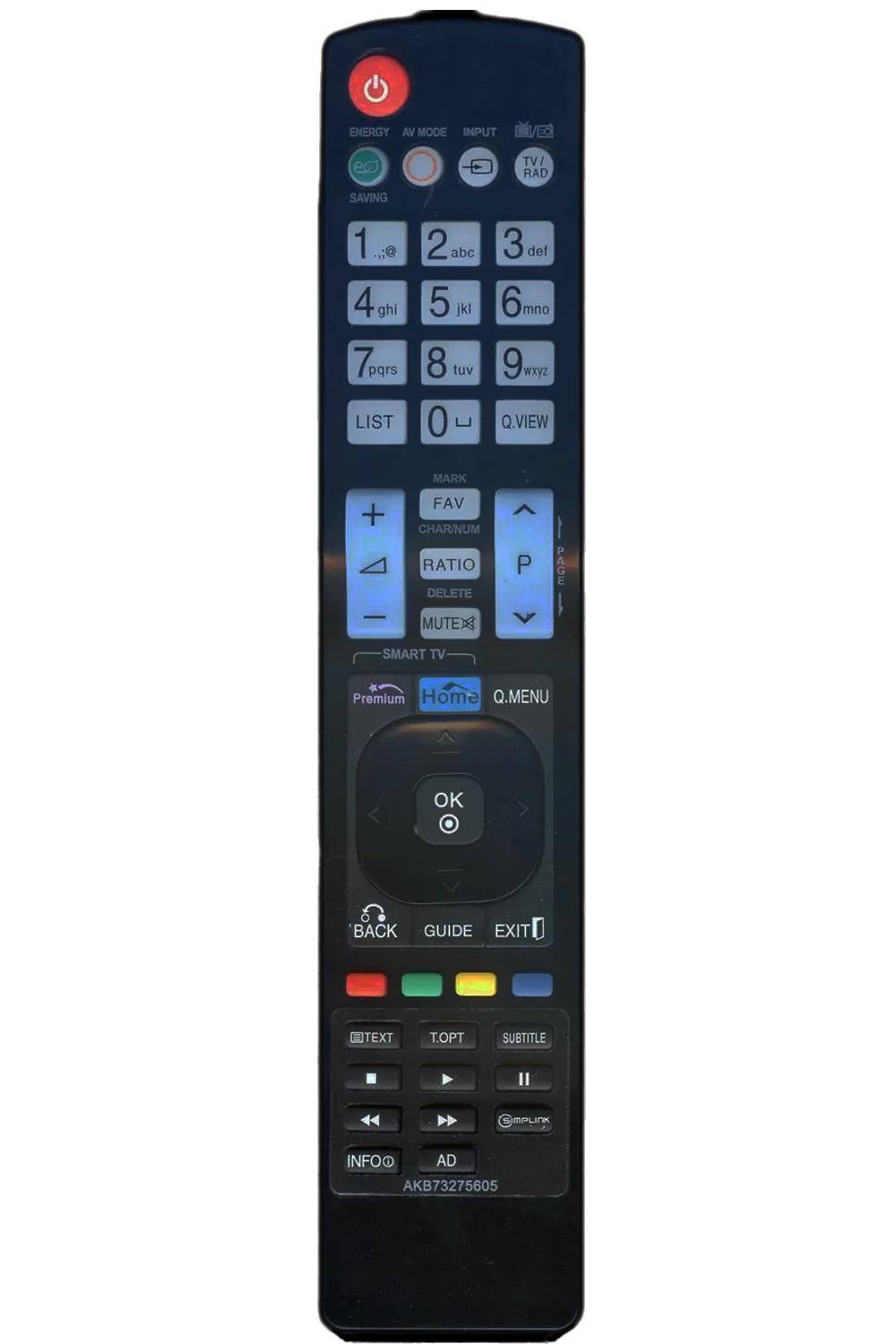 Пульт для телевизора LG AKB73275605 (1844)