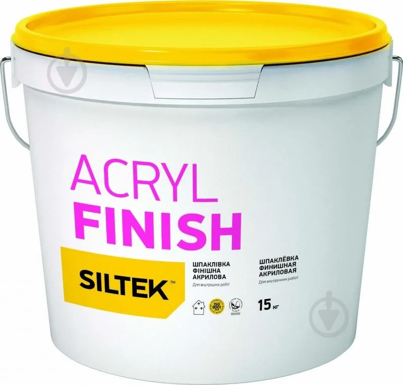 Шпаклівка Siltek Acryl Finish фінішна акрилова 15 кг