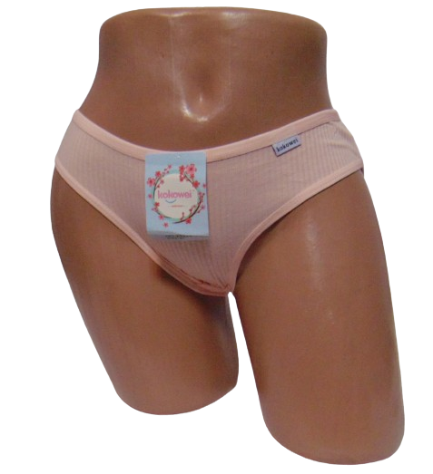 Трусы женские Kokowei 2343 в рубчик 2XL Персиковый (2174503816) Трусы женские Kokowei 2343 в рубчик 2XL Персиковый (2174503816)