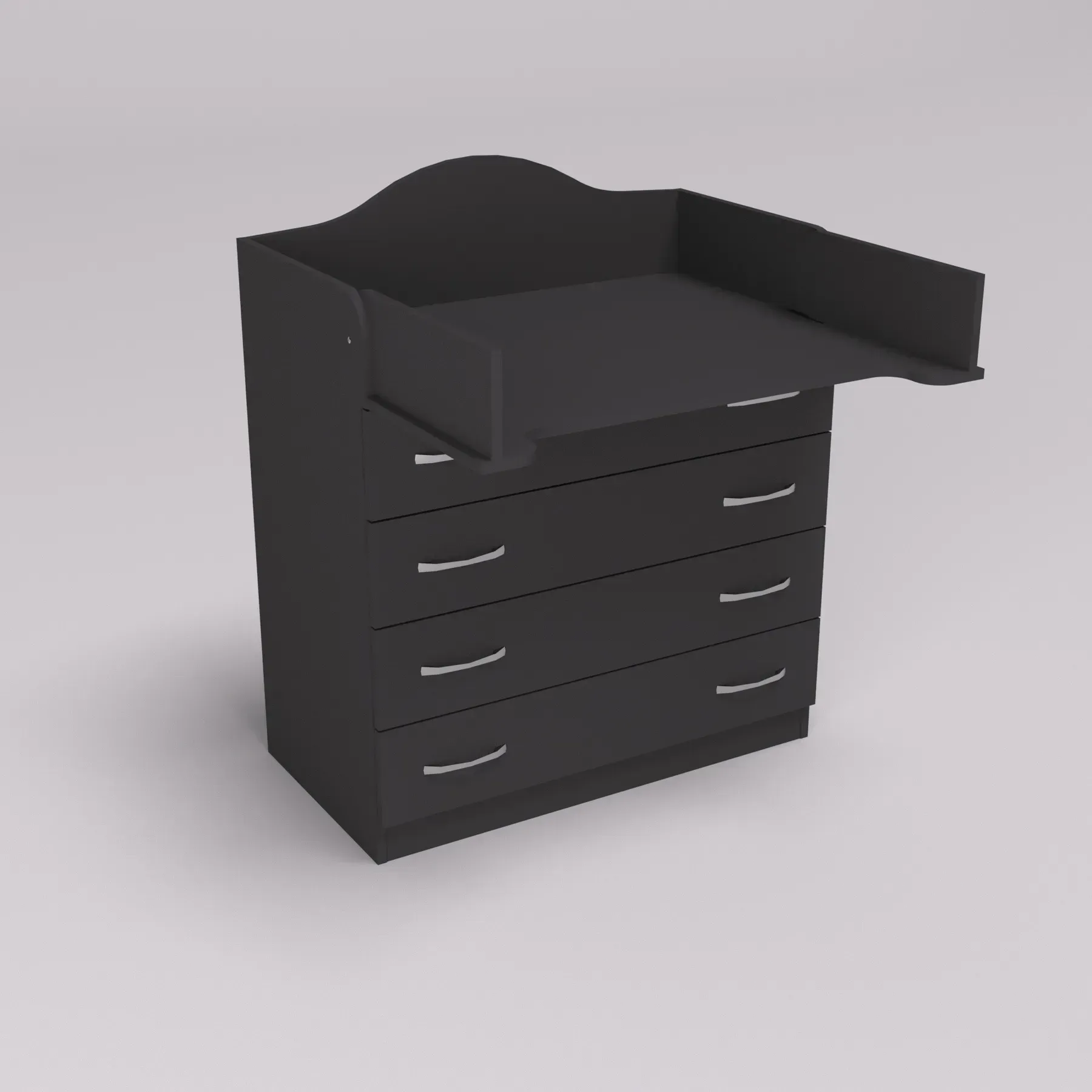 Комод пеленальний Kontinent №1 зі знімними бортиками 86,4х46,5х102 см Антрацит (52547158) - фото 1 Комод пеленальний Kontinent №1 зі знімними бортиками 86,4х46,5х102 см Антрацит (52547158) - фото 1