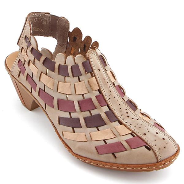 Туфли женские открытые RIEKER р. 40 Разноцветный (9158274840)