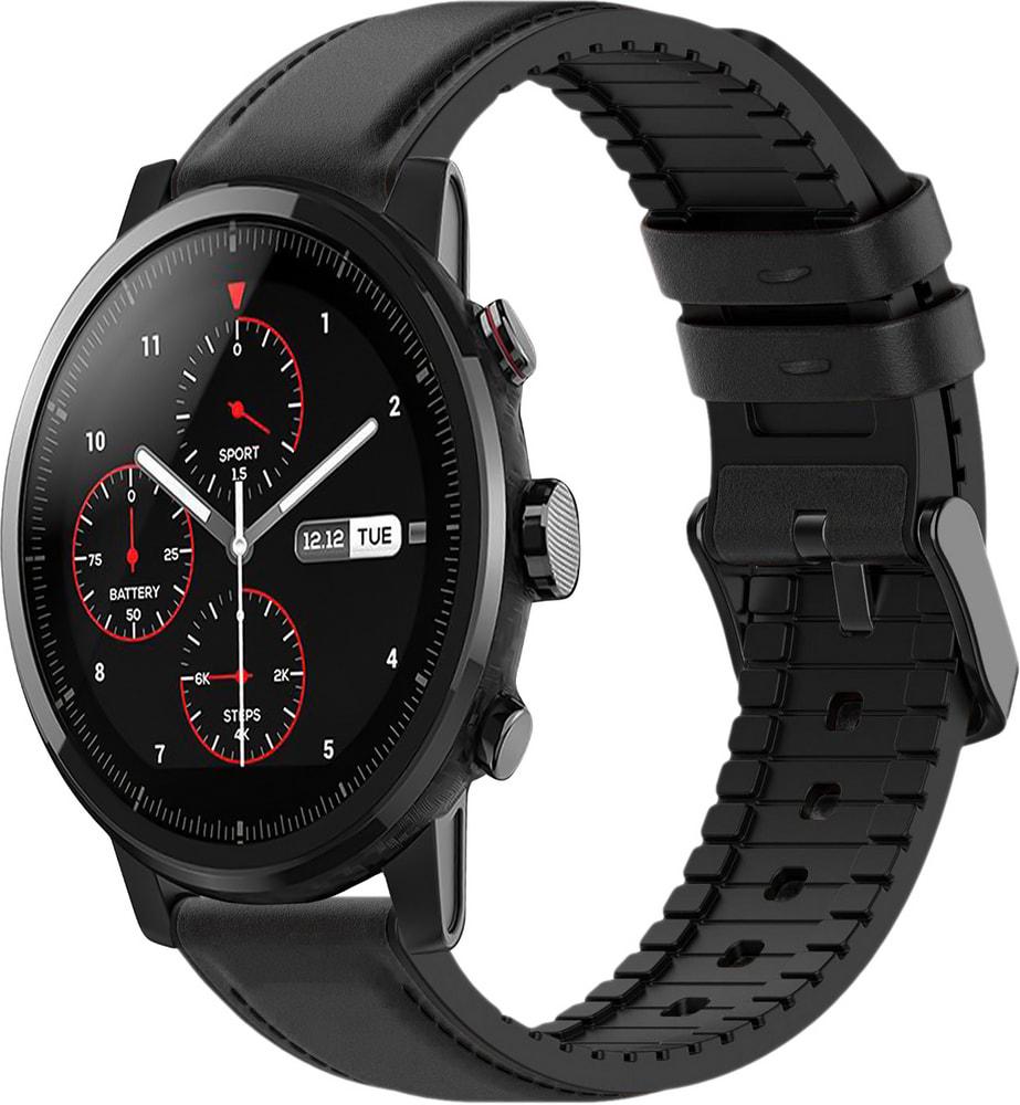 Ремешок кожаный Tamyx для Amazfit Stratos Black (31620-2B) Ремешок кожаный Tamyx для Amazfit Stratos Black (31620-2B)