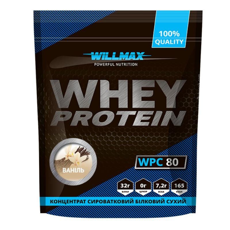 Протеин сывороточный Whey Protein 80% Willmax Ваниль 920 г