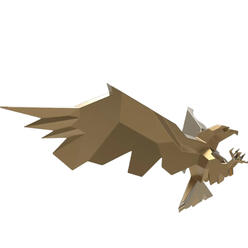 Скульптура полигональная Орел V 1 (13663739)