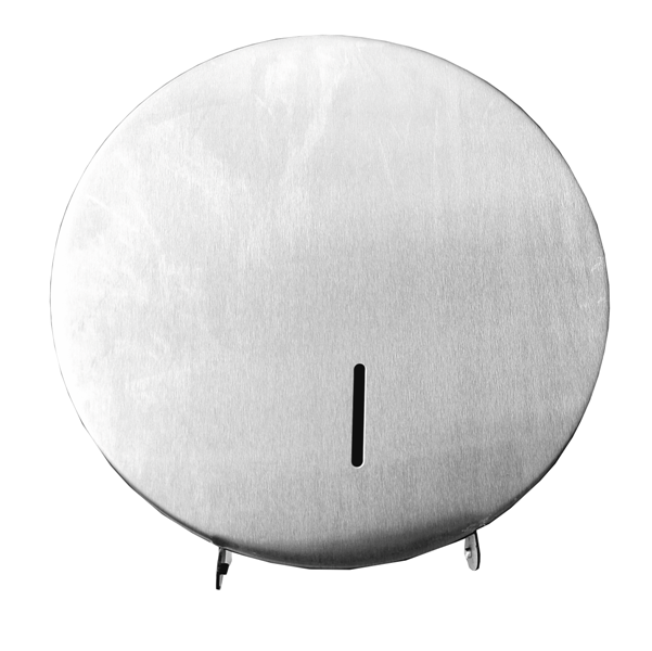 Держатель-диспенсер туалетной бумаги Джамбо нержавеющая сталь матовая (PW-27-1)