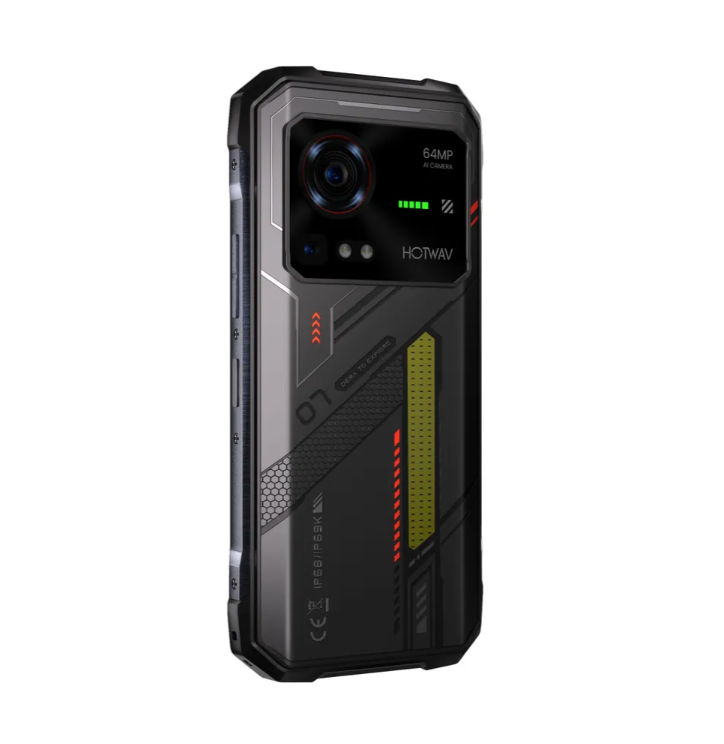 Смартфон Hotwav Hyper 7 8/256 Гб 5G/NFC/IP69K Black (25763161) - фото 6 Смартфон Hotwav Hyper 7 8/256 Гб 5G/NFC/IP69K Black (25763161) - фото 6