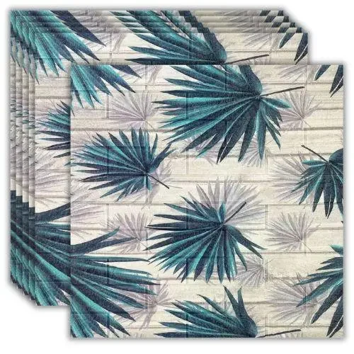 3D-панель декоративна самоклеюча Пальма 700x700x4 мм Брюзовий (TPN4-068) - фото 2 3D-панель декоративна самоклеюча Пальма 700x700x4 мм Брюзовий (TPN4-068) - фото 2