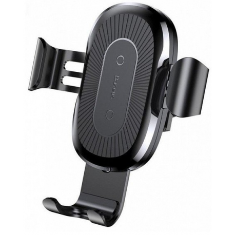Тримач автомобільний BASEUS Wireless Charger Gravity Car Mount 1,67A 10W black (WXYL-01)