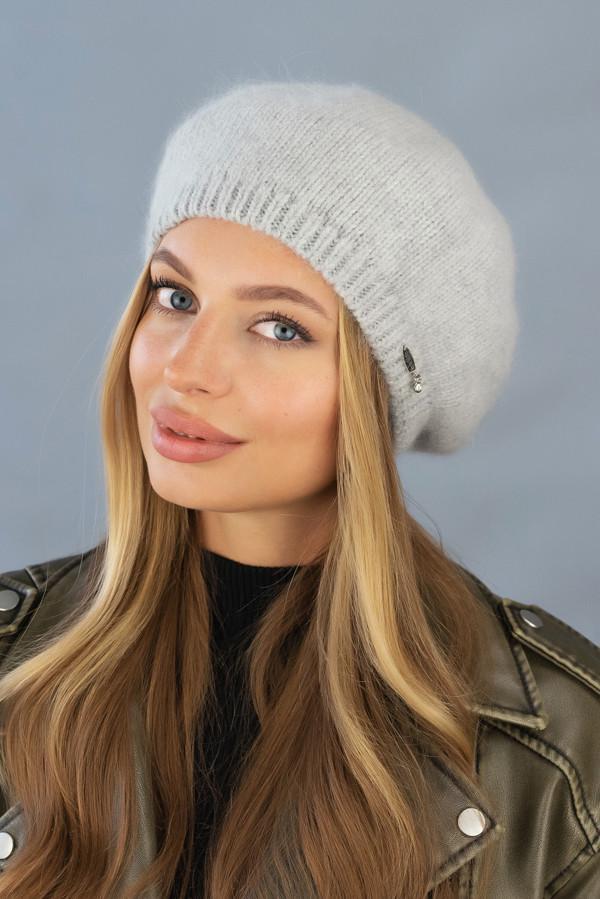 Берет на подкладке Braxton Рывка женская Светло-серый (7240)