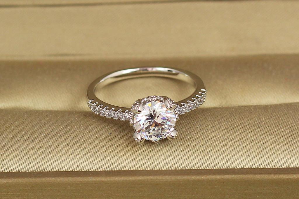 Кольцо Xuping Jewelry Королева сердца р. 19 Серебристый (38728272)
