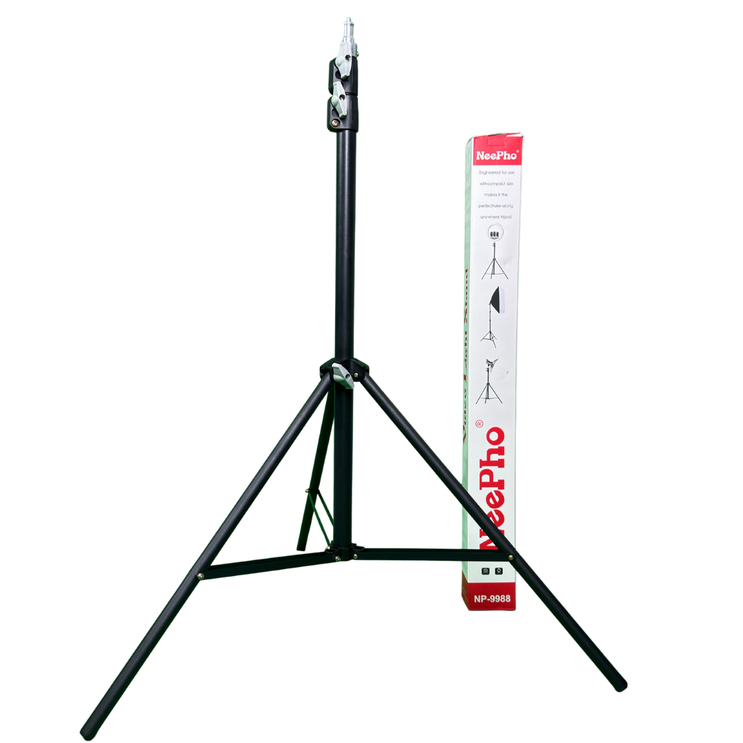 Штатив-стойка NeePho для освещения/софтбокса/кольцевой LED-лампы с резьбой до 210 см 1/4" (NP-9988)