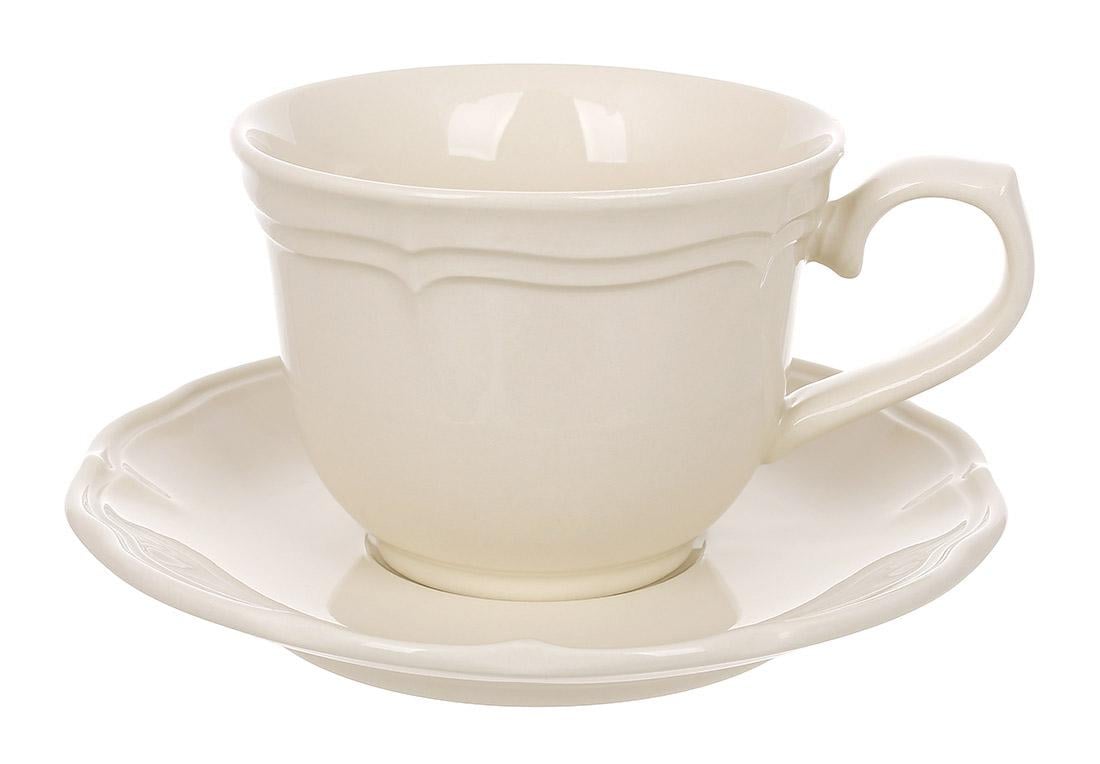 Чашка с блюдцем порцеляновые 250 мл (159-010) Чашка с блюдцем порцеляновые 250 мл (159-010)