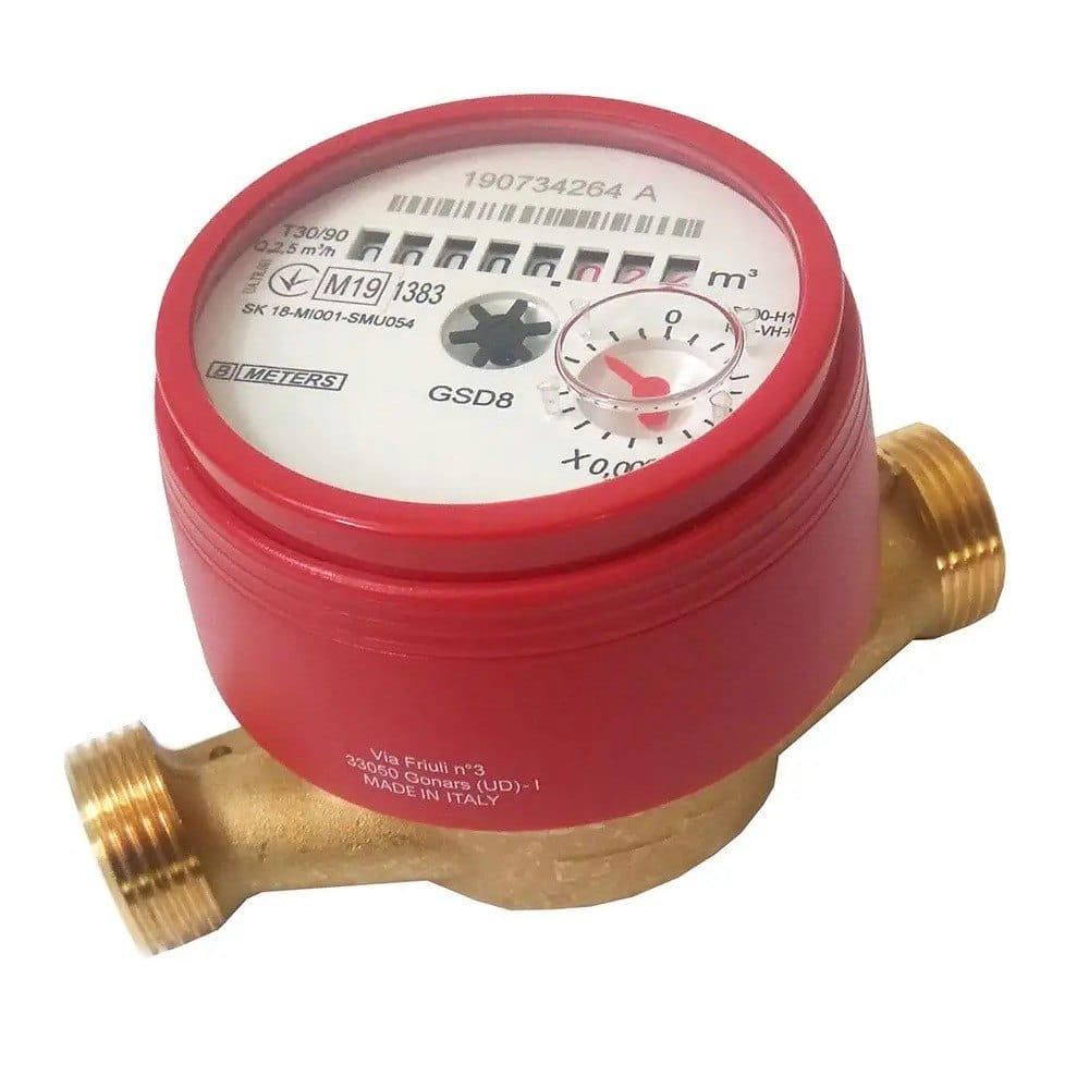 Счетчик для горячей воды B-Meters GSD8 1/2" (RS-53451)