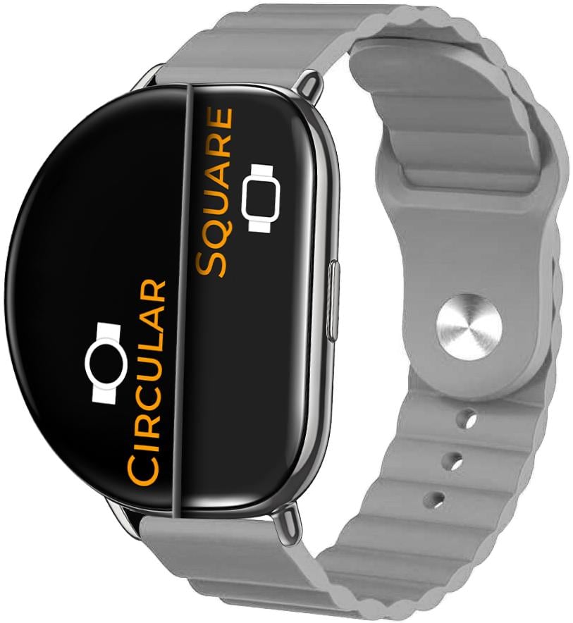 Ремешок Wave для ZEPP E Square/Circular Grey (26348-33)