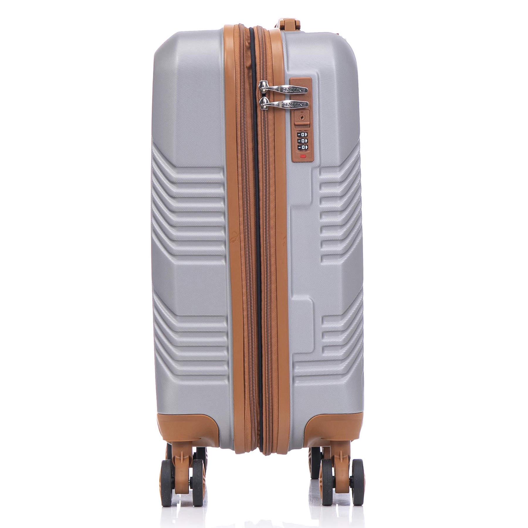 Валіза SEMI LINE 20" S Light Grey (T5849-1) - фото 5 Валіза SEMI LINE 20" S Light Grey (T5849-1) - фото 5