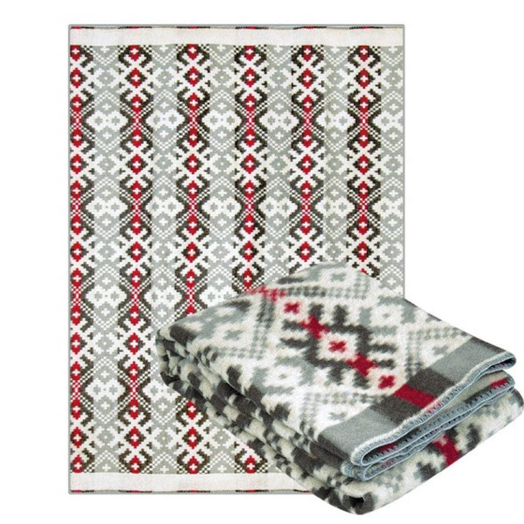 Одеяло Ярослав полушерстяное 170x205 см Серый-Коричневый-Красный (Yar1231/2.3) - фото 3 Одеяло Ярослав полушерстяное 170x205 см Серый-Коричневый-Красный (Yar1231/2.3) - фото 3