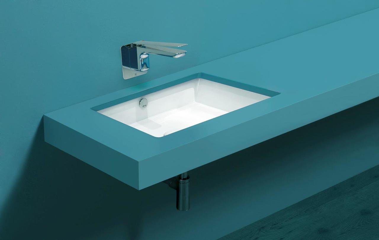 Умывальник врезной Simas Agile S60 white 615x415x165 мм Белый (184367) - фото 2 Умывальник врезной Simas Agile S60 white 615x415x165 мм Белый (184367) - фото 2