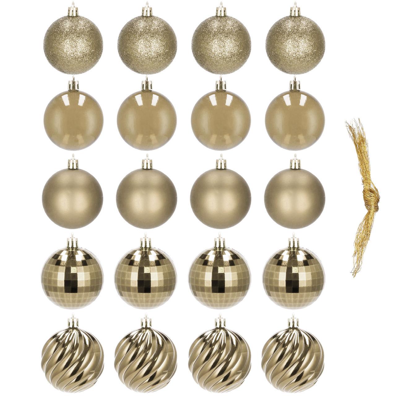 Набір ялинкових куль Springos D 6 см 20 шт. (CA0141)