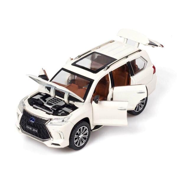 Колекційна машинка-моделька Lexus LX570 1:24 Білий (59251)