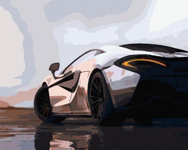 Картина по номерам Идейка Стальная мечта 40х50 см в термопакете (KHO2522)