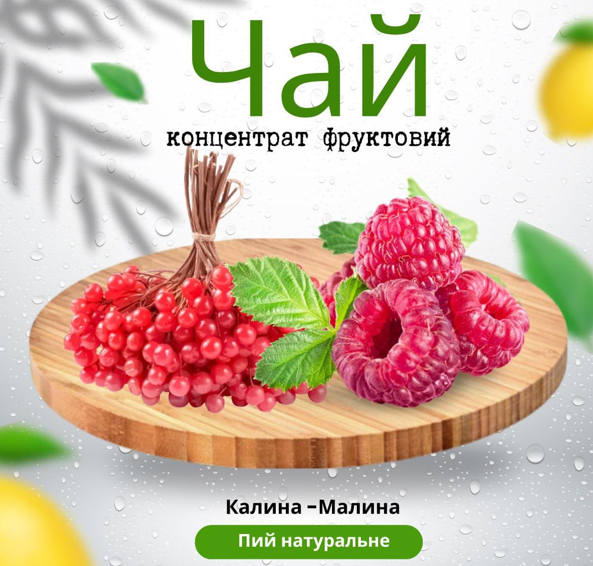 Чай концентрат фруктовий малина/калина 30 шт. (12452654)