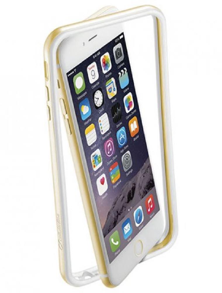 Чехол-бампер Cellular Line Bumper Satin for iPhone 6/6S Plus, Gold (BUMPSATINIPH655H)