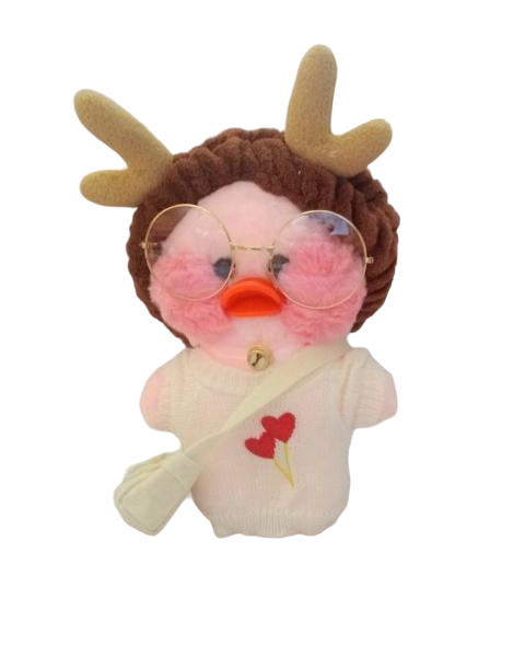 Мягкая игрушка A-Toys Уточка Лалафанфан 25 см Розовый (NA-1040-1)