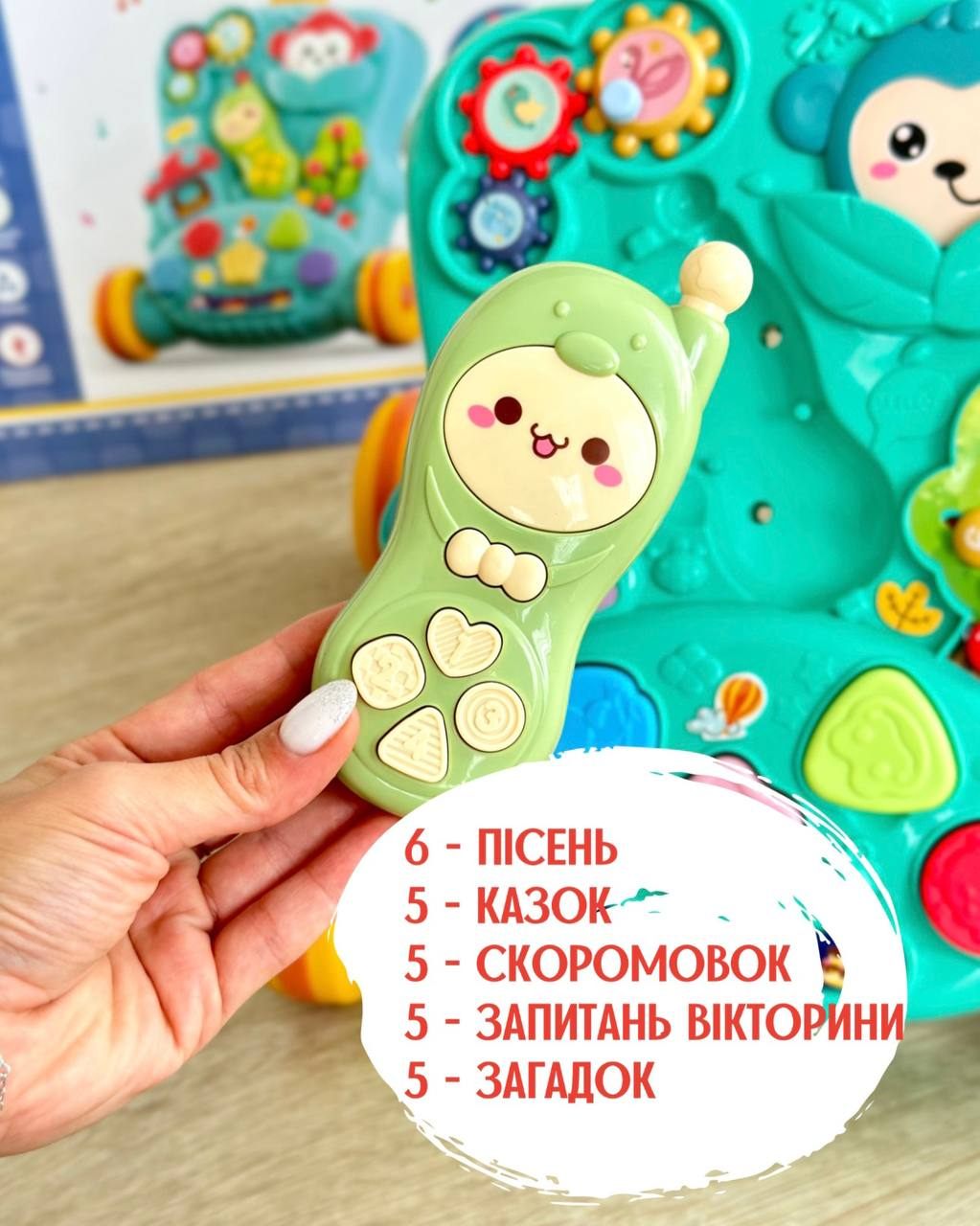 Ходунки-каталка детские TK Group YL622 музыкальный толокар Голубой (1964976739) - фото 3 Ходунки-каталка детские TK Group YL622 музыкальный толокар Голубой (1964976739) - фото 3