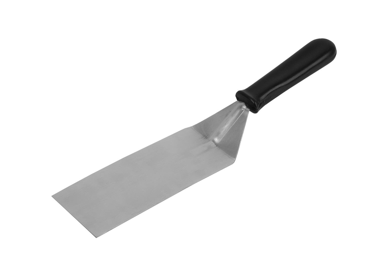 Лопатка One Chef кухонна з нержавіючої сталі з чорною ручкою 16 см (52225)