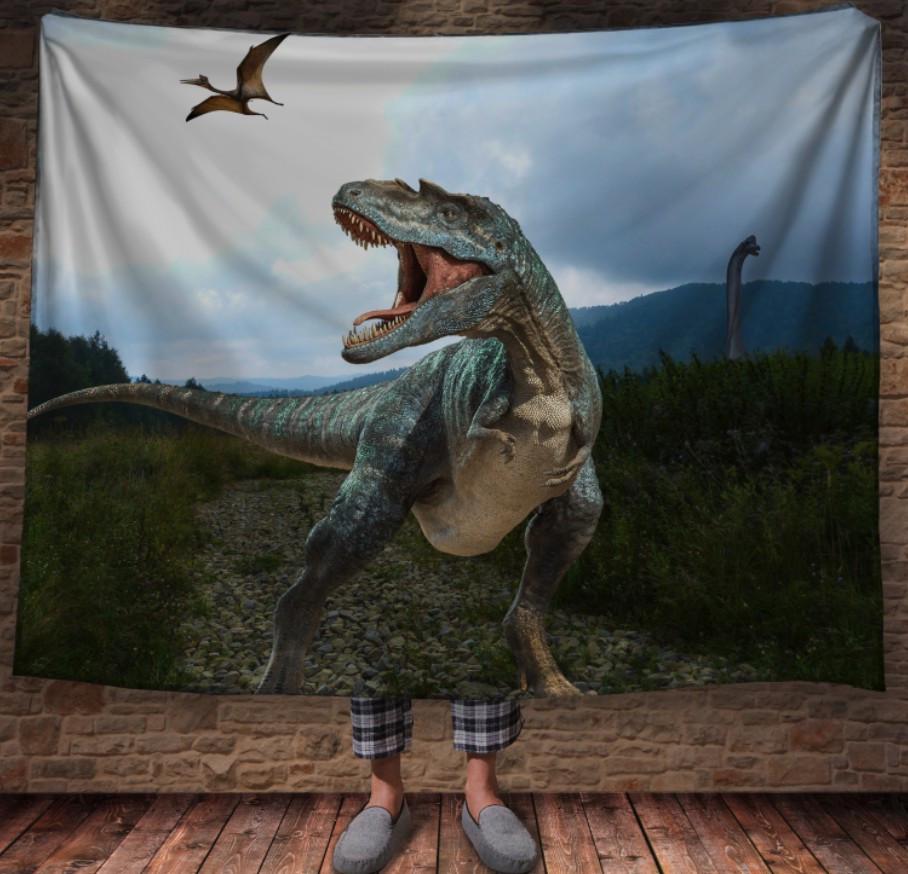 Плед с 3D принтом Динозавр 150х200 см (epi_1940)