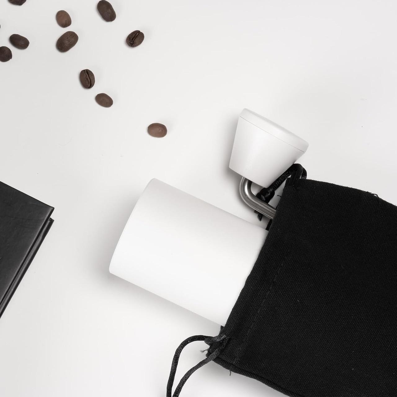 Кофемолка ручная Timemore Chestnut C3 с регулировкой помола со стальными жерновами Matte White (S2C660) - фото 5