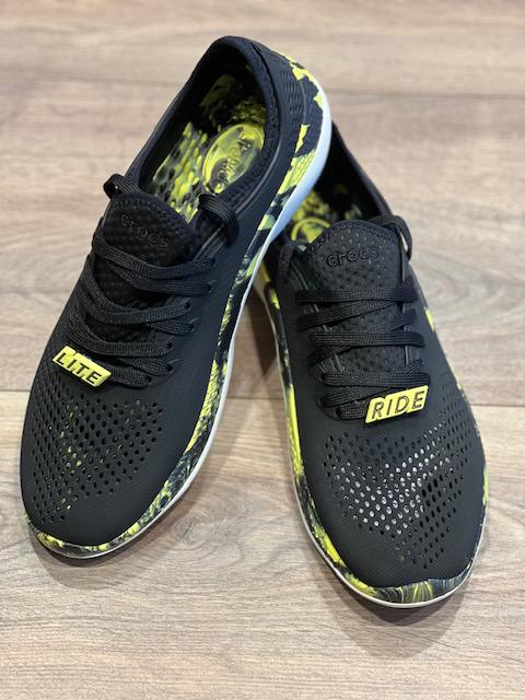 Кроссовки Crocs LiteRide 360 Marbled Pacer р. M7/W9/EUR 39-40 Black/Citrus (10306039) - фото 7