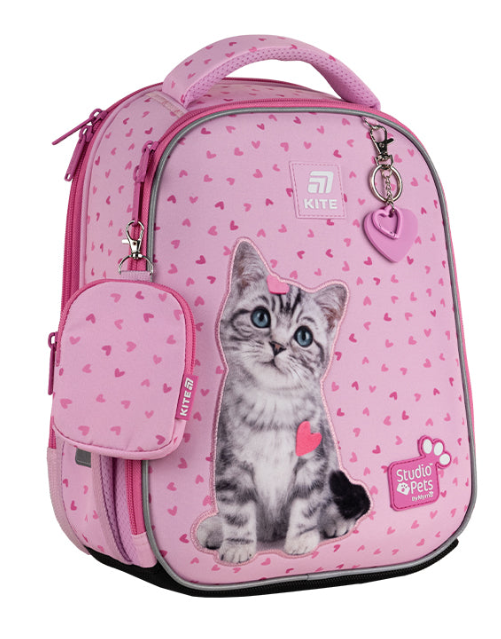 Школьный рюкзак каркасный KITE Education Studio Pets SP25-555S-1 (4063276197887)