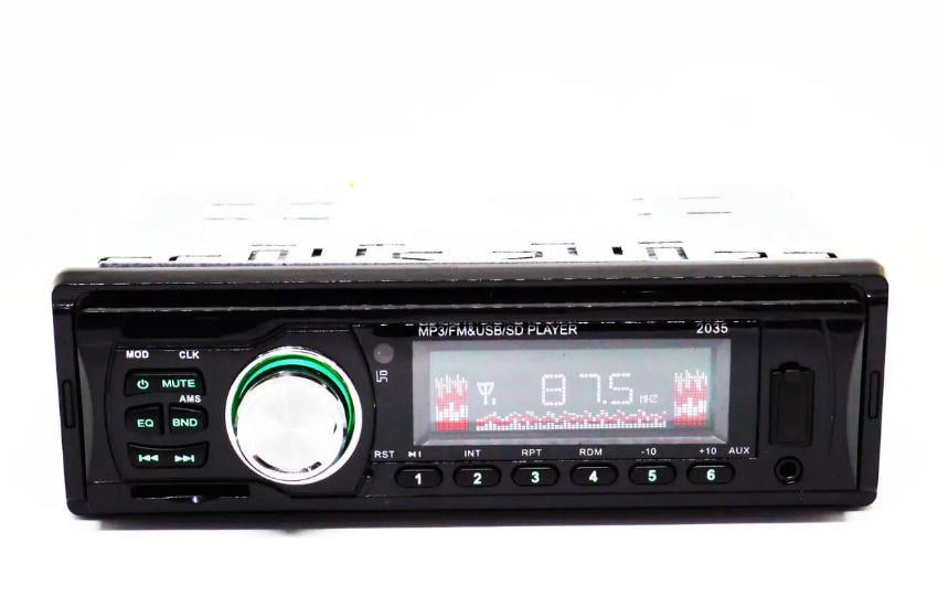 Автомагнітола 1DIN 2035 USB/SD/FM/AUX/пульт 4x50 Вт (17435) - фото 4