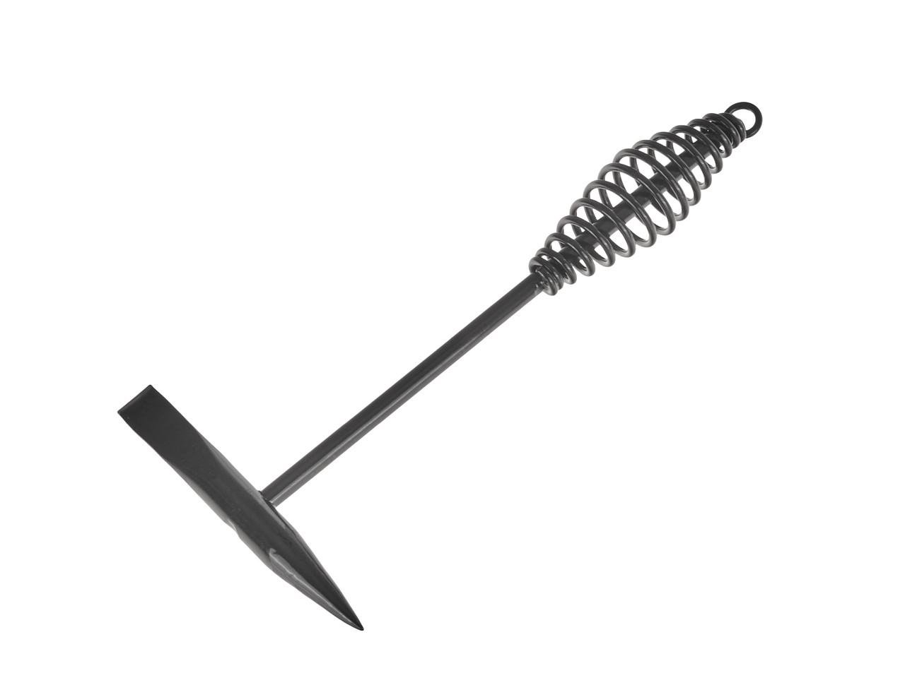 Молоток зварювальника GeKo з металевою пружинною ручкою 300 г (G72237) Молоток зварювальника GeKo з металевою пружинною ручкою 300 г (G72237)