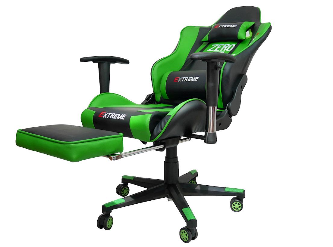 Кресло компьютерное геймерское Extreme Zero Черный/Зеленый (10629786) - фото 11 Кресло компьютерное геймерское Extreme Zero Черный/Зеленый (10629786) - фото 11