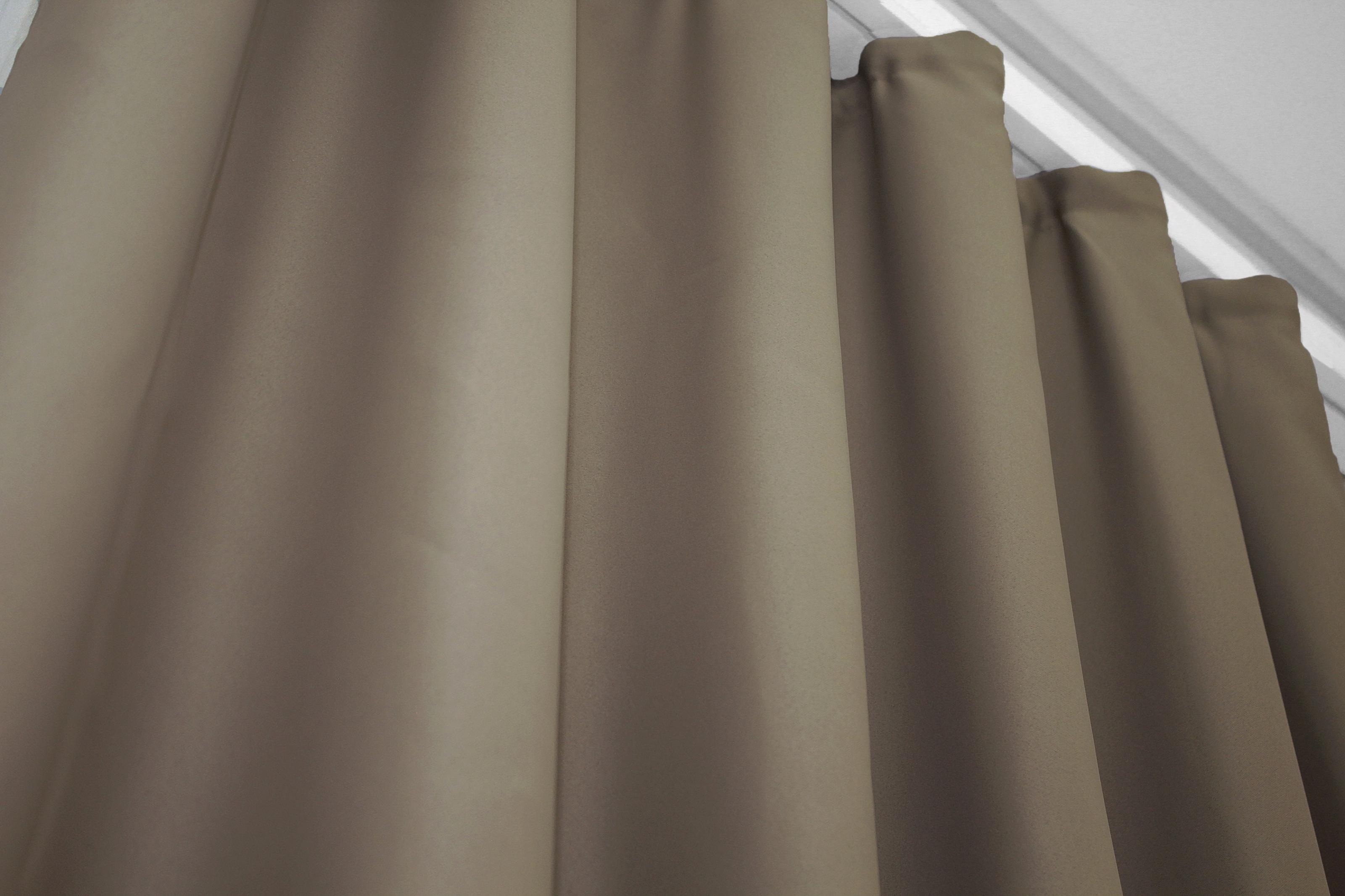 Комплект штор VR-Textil Fusion Dimout № 792ш блекаут 150х270 см 2 шт. Какао (30-580) - фото 6 Комплект штор VR-Textil Fusion Dimout № 792ш блекаут 150х270 см 2 шт. Какао (30-580) - фото 6