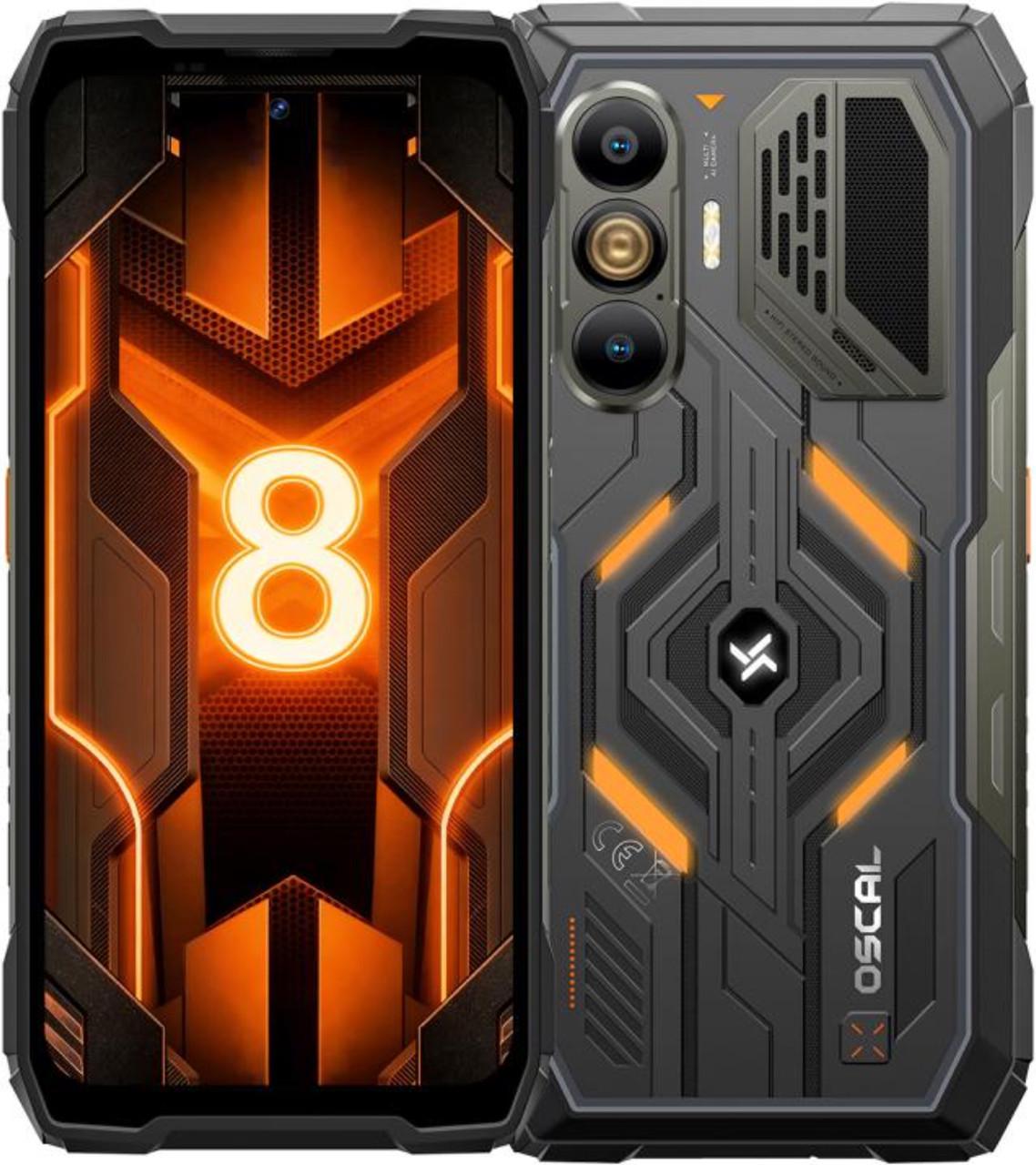 Смартфон Blackview Oscal Pilot 8 5G 12/256 Гб Night Vision Global Version Black (3165502510)