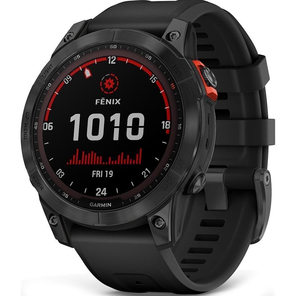 Смарт-часы Garmin fenix 7 Solar Slate Gray with Black Band (010-02540-11)