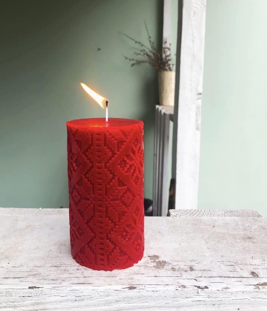 Молд для свічок Циліндр вишиванка 11 см (15420089) - фото 5 Молд для свічок Циліндр вишиванка 11 см (15420089) - фото 5